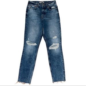 NWT GRLFRND Super High Rise Karolina Jean Revolve - Go My Way Wash *Small Flaw*